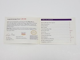 Mega Man 3 Authentic Original NES Nintendo Manual Only *wear