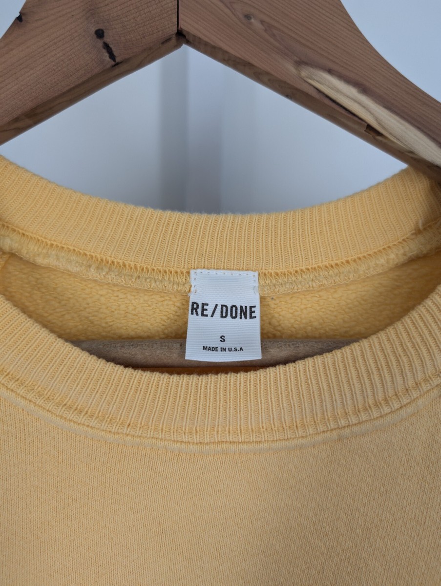 RE/DONE - RE/DONE Peanuts スウェットシャツ RE/DONE 021-8WRGSWST4 Classic Raglan Sweat Peanuts Off White
