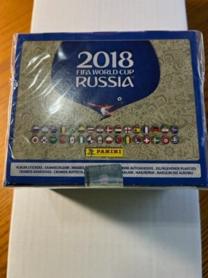 2018 Panini Russia FIFA World Cup Stickers New Factory Sealed 100 Pack Box  x 1