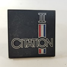 Chevy Oem Citation Ii Vintage Emblem Badge Logo Nameplate Name Plate Insignia Chevy Oem Citation Ii Vintage Emblem Badge Logo Nameplate Name Plate Insignia