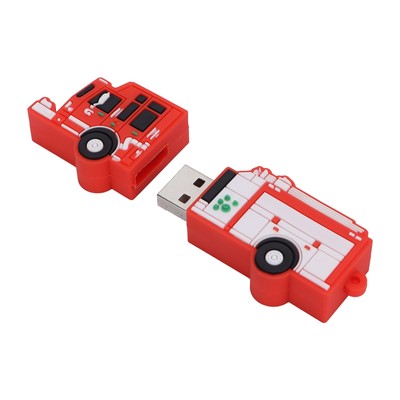 Flash Drive Cute Cartoon Car Compatible Storage Optional USB For Kit
