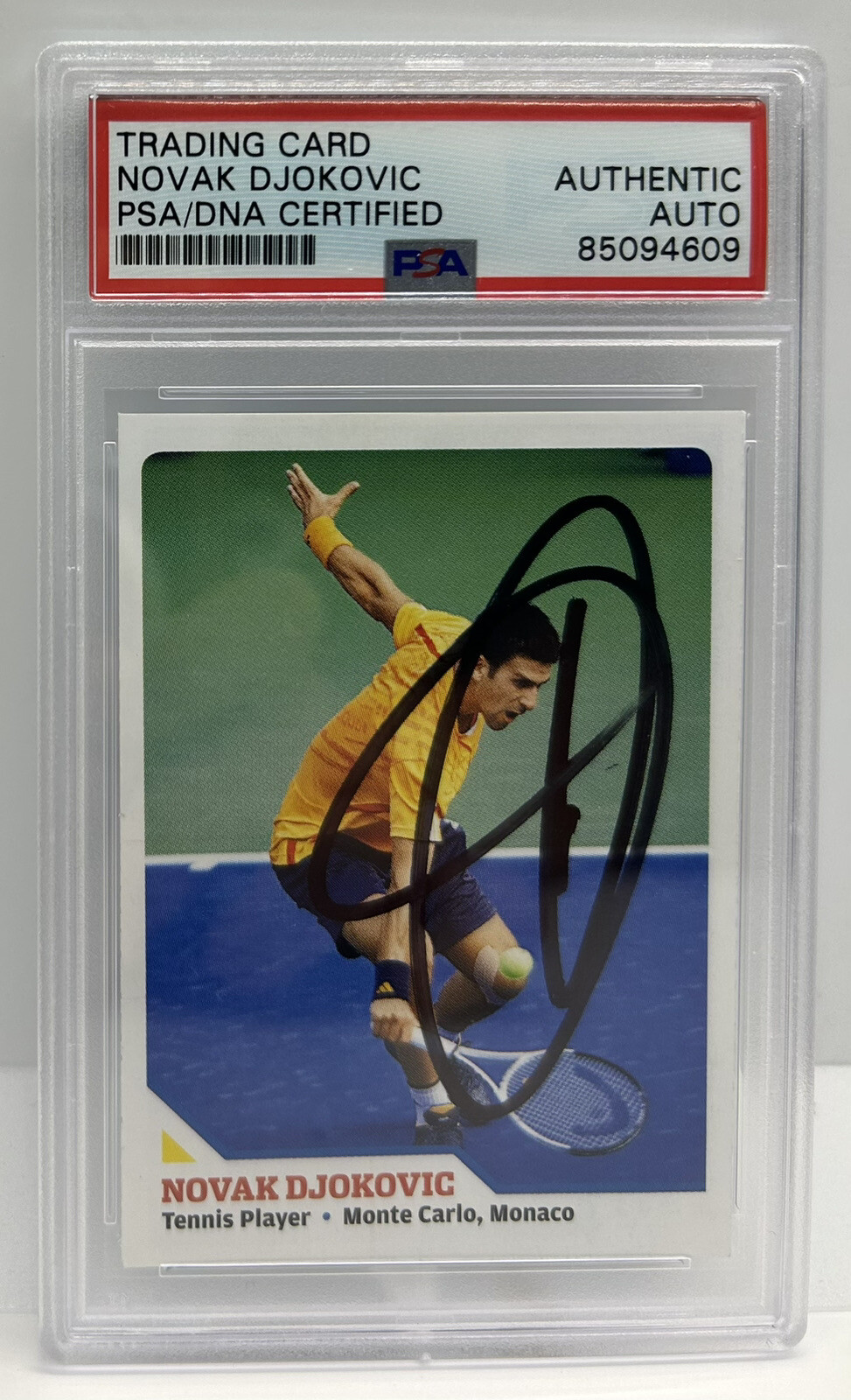 NOVAK DJOKOVIC Signed 2010 SI Kids Rookie Card #461 PSA DNA Sports Illustrated