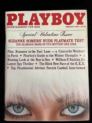 Playboy Feb. 1980, Suzanne Somers~Nude Playmate Test, Special Valentine