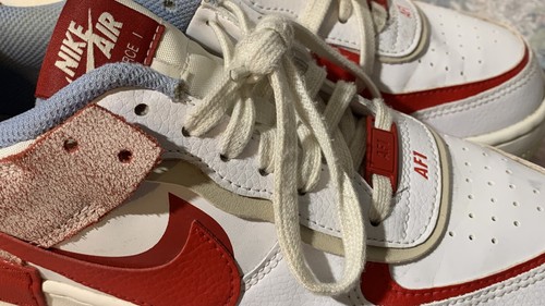 Nike Air Force 1 Low Shadow Sneaker Shoe University Red Summit White Women’s 8.5 - Picture 15 of 22