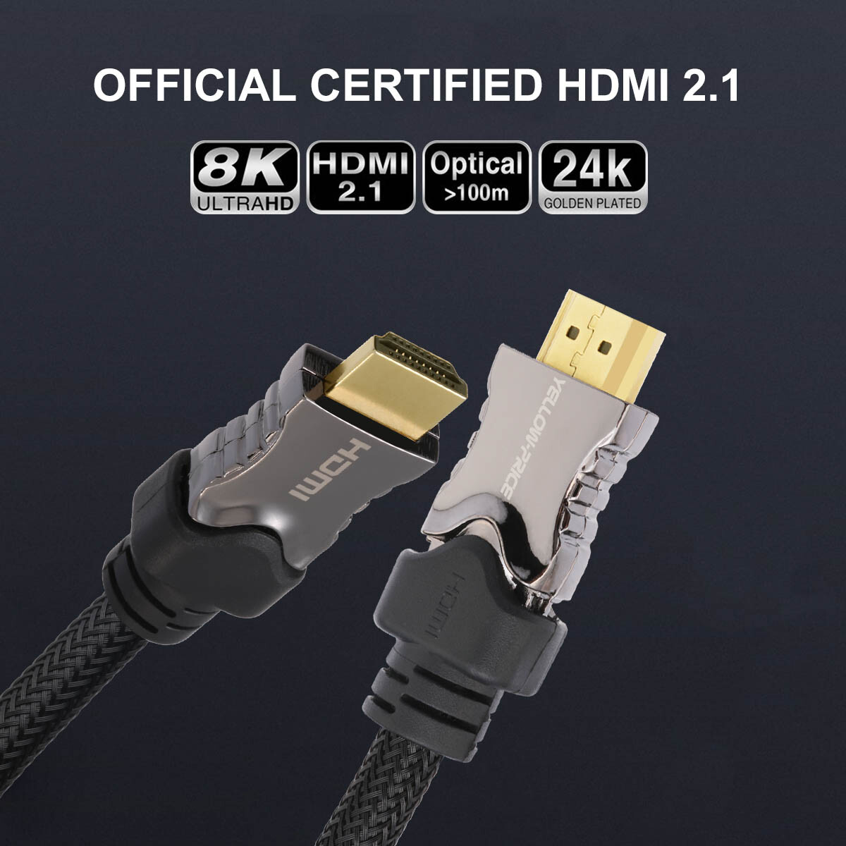 1 Metro Cable Hdmi 2.1 Vídeo 4k 120hz 8k 60hz Ps5 Ps4 Xbox