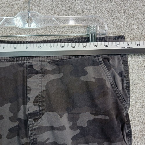 Est 1989 Place Pants Boys 16 Husky Gray Camo Straight Cargo Pockets Camouflage - Picture 7 of 14