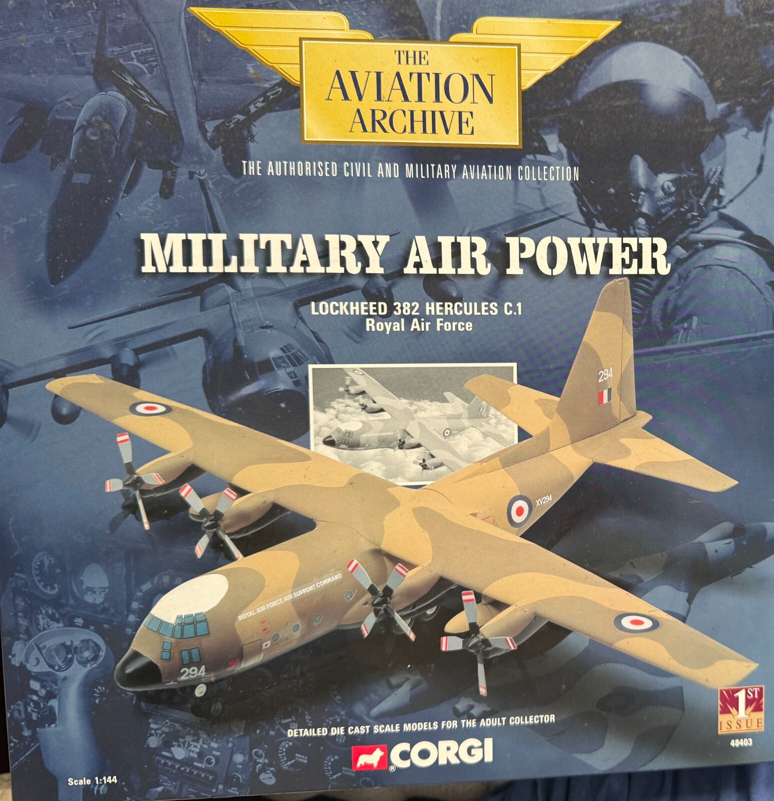 CORGI - 1999 Military Air Power Lockheed 382 Hercules C.1 Royal Air ...