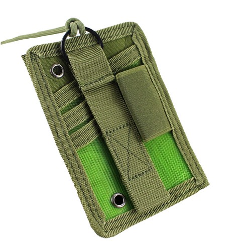 Taktisches Ausweisetui Patch Umhängeband Ring Kredit Organizer Brieftasche Halter - Bild 11 von 15