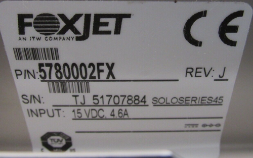 Gebrauchter Foxjet 5780002FX THERMOTINTENSTRAHLDRUCKER - Bild 4 von 4