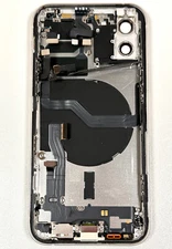 Apple iPhone 12 6.1" 2020 White Rear Back Case OEM Great Glass Grade A-!