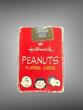 Vintage Peanuts Snoopy Playing Cards Hallmark Mini Playing Cards