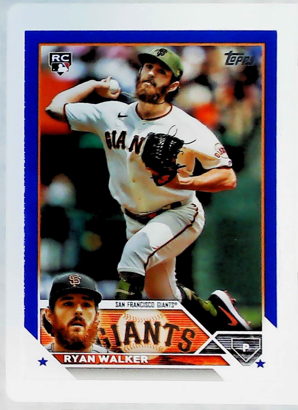 2023 Topps Update BLUE PARALLEL US58 RYAN WALKER SAN FRANCISCO GIANTS