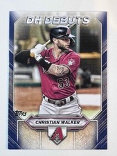 2021 Topps Series 2 Baseball DH Debuts Blue Parallel #DHD-15 CHRISTIAN WALKER