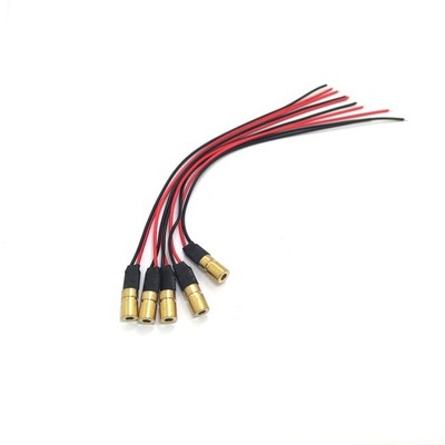 5x Mini Dot Orange Red Laser Diode Module 635nm 3mw w/ Built-in Driver 6x10mm