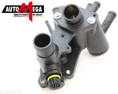 AUTOMEGA 160045110 Thermostatgehäuse Gehäuse für Thermostat für VW 