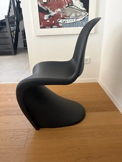 Vitra Panton Chair schwarz. Verner Panton Top Zst. 100 % Original NP: 365 €