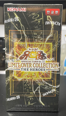 Yugioh Limit Over Collection The Heroes Booster Box Korean
