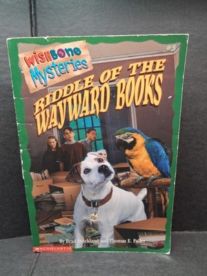 Wishbone Mysteries #3 Riddle of the Wayward Books Scholastic PB 90s Kids Mystery