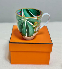 Nouvelle tasse tasse Hermès Passifolia porcelaine design botanique authentiqu...