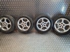 NISSAN LEAF MK1 16 Black Alloy wheels Rims tyres x4 N49601 SP40 3NA2A