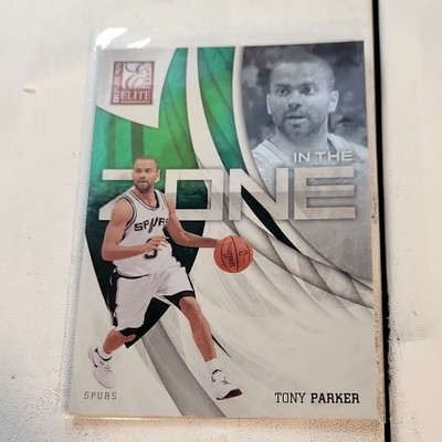 2009-10 Donruss Elite - In the Zone Tony Parker #11 Black /25