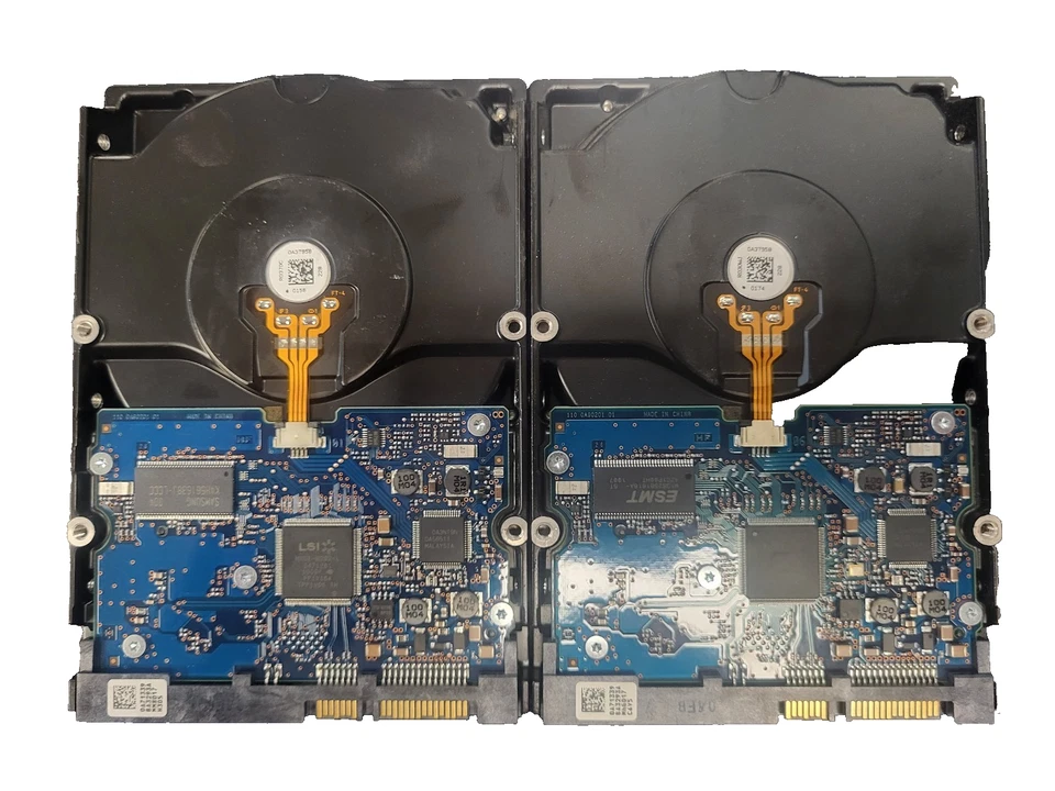 (Lot of 2) Hitachi Dell 2TB 7.2K 3.5" SATA HDD HUA722020ALA330 0F11141 9CF6R #73 - Image 3 of 3