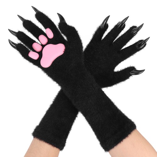 Halloween silicone meat mat, long gloves, long nails, beast claw gloves COSPLAY - Picture 6 of 22