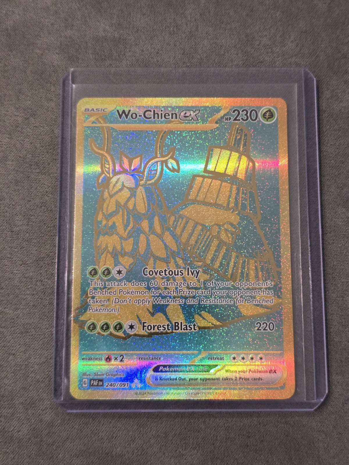 Wo-Chien ex 2024 Scarlet & Violet: Paldean Fates #240/091 Hyper Rare Price  Guide - Sports Card Investor