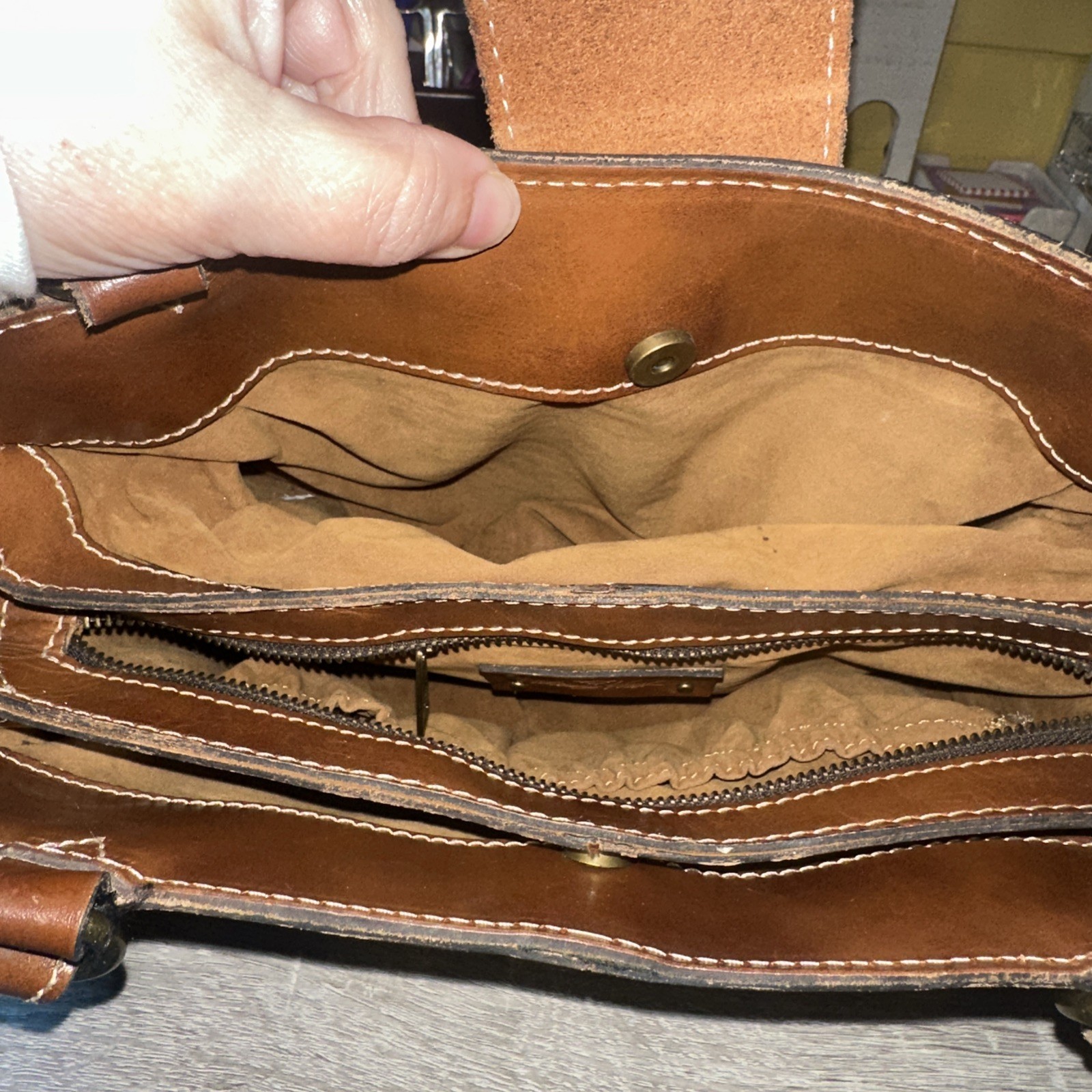 Patricia Nash Handbag Signature Map Collection Ri… - image 9