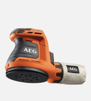 AEG Akku-Exzenterschleifer BEX18-125-0 18V Solo-Version inkl. Staubbeutel