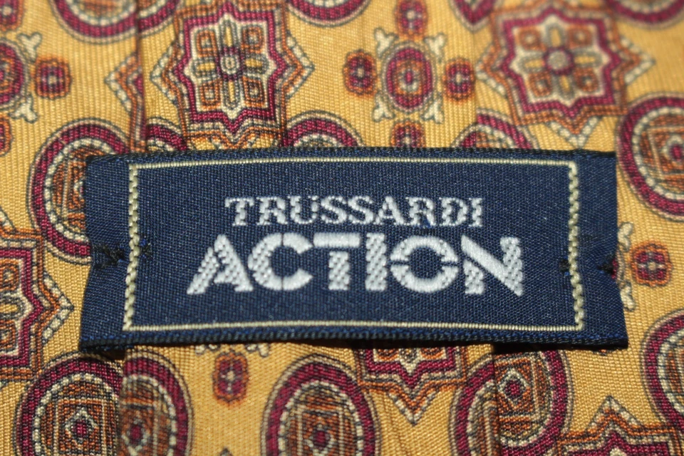 Corbata TRUSSARDI Seda Hecha en Italia F87223 Foto 4 de 4