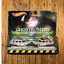 Hot Wheels Classics Ghostbusters ECTO-1 & ECTO-1A 1:64 Diecast Cadillac Cars