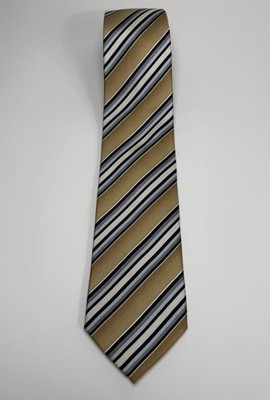 Dokers Stripped Men s Neck Time Short 48  Tan Black Brown