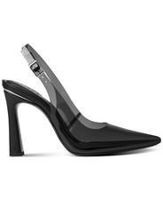 NEW IN BOX: DKNY Womens Cinette Pointed Toe Slingback Pumps K1563301 Black 7.5M