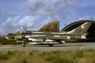 Original Flugzeugdia Su 22M4 Monteur 9306 Polish AF 2000