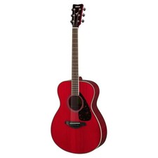 Yamaha FS820 RR Acoustic Guitar Mahogany Back & Sides Red Raspberry Finish