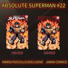 【presale】 ABSOLUTE SUPERMAN #22 Mario Foccillo JIMAN COMICS EXCLUSIVE (2PACK)