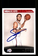 Signed Basketball Card Auto Spencer Hawes 2014-15 Hoops #171 Clippers