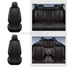 Car 5 Seat Covers Full Set Fits Nissan Juke 2011-2017 Luxury Leather Waterproof