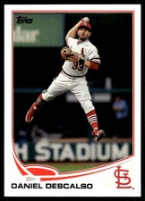 Daniel Descalso 2013 Topps #190 Cardinals MLB READ FREE SHIPPING AutographDen