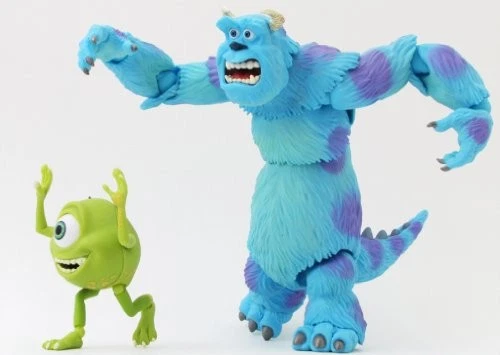 Figura de PVC ABS SCI-FI REVOLTECH 028 Monsters Inc. Sulley and Mike sin escala Foto 2 de 4