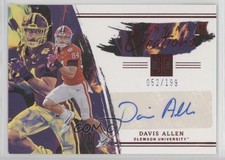 2023 Chronicles Draft Picks Impeccable Canvas Creations Red Davis Allen Auto nd3
