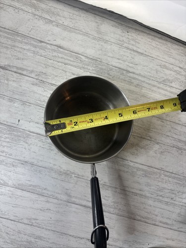 Revere Ware Stainless Tri Ply Disc Clad Bottom 1 QT Saucepan Lid Clinton IL USA - Picture 6 of 7