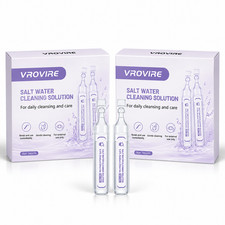 2 50ml 0.9 Normal Saline Solution Portable Travel Size 5ml Each 10 per Box