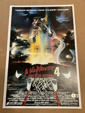 Renny Harlin signed photo 12x18 A Nightmare on Elm Street signed photo BAS auto