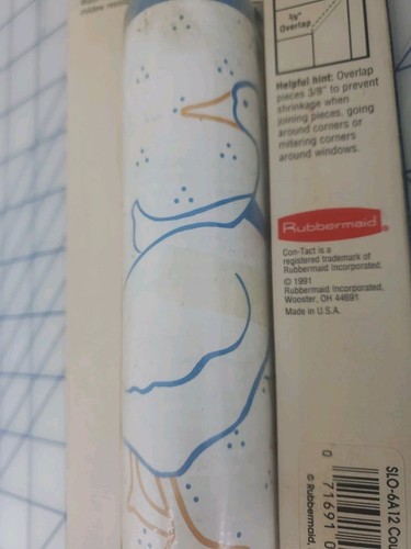 vint 1990 Contact Trims removable self adhesive Wall Border COUNTRY GEESE Goose - Picture 5 of 7
