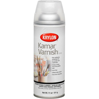 Krylon K01312 11-Ounce Kamar Varnish Aerosol 11 Ounce (Pack of 1), Matte