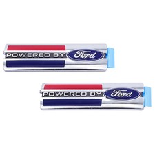 Ford Racing Fender Emblem Pair Powered By Ford Stick-on