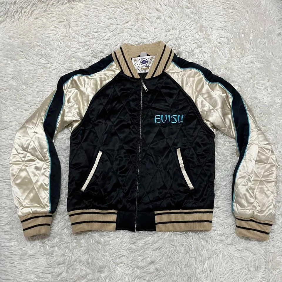 【Sukajan】Evisu Deluxe Jaqueta Lembrança Sukajan de Seda Japão - Imagem 4 de 4