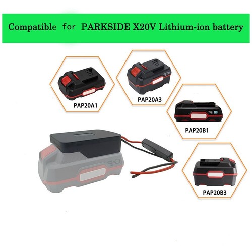 Perfect Fit Adapter for Lidl For Parkside X 20V Batteries and Reliable - Bild 21 von 24